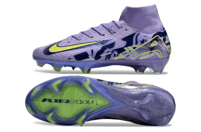 Nike Air Zoom Mercurial Superfly 10 Elite FG - Purple/Vibrant Lime/Lavender Mist