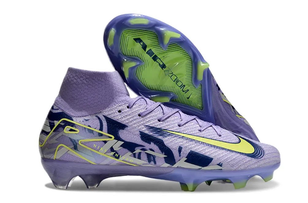 Nike Air Zoom Mercurial Superfly 10 Elite FG - Purple/Vibrant Lime/Lavender Mist