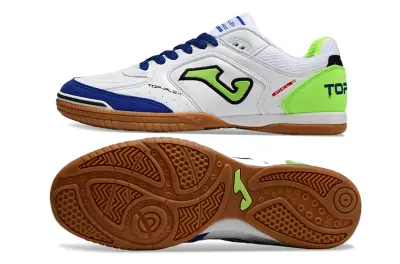 Joma Top Flex IC - White/Vivid Blue/Lime Green