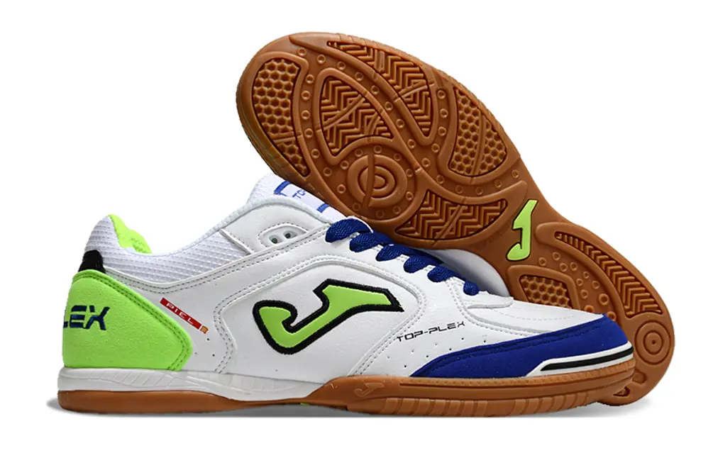 Joma Top Flex IC - White/Vivid Blue/Lime Green