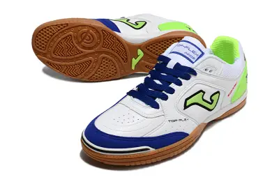 Joma Top Flex IC - White/Vivid Blue/Lime Green