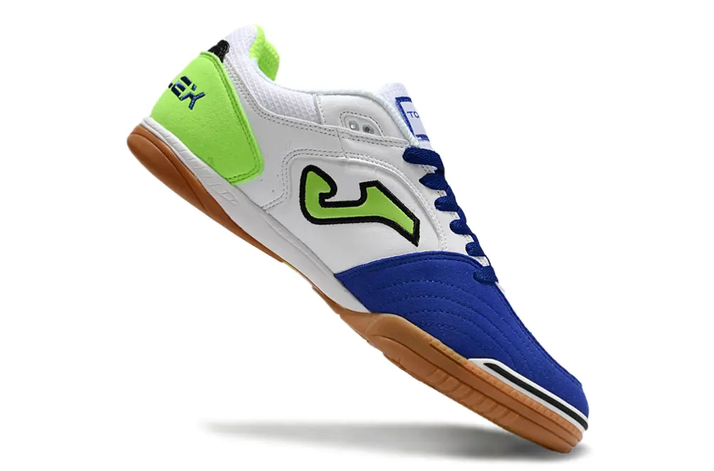 Joma Top Flex IC - White/Vivid Blue/Lime Green