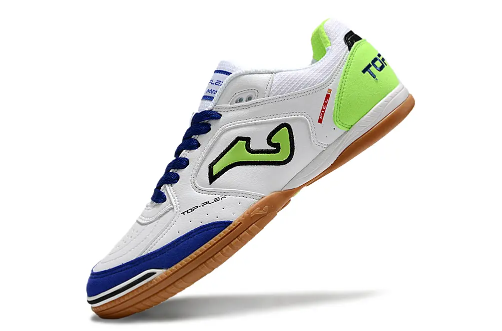 Joma Top Flex IC - White/Vivid Blue/Lime Green