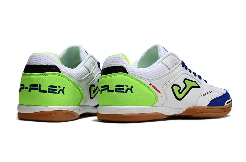 Joma Top Flex IC - White/Vivid Blue/Lime Green