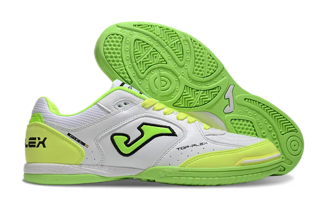 Joma Top Flex IC - White/Lime Green/Neon Yellow