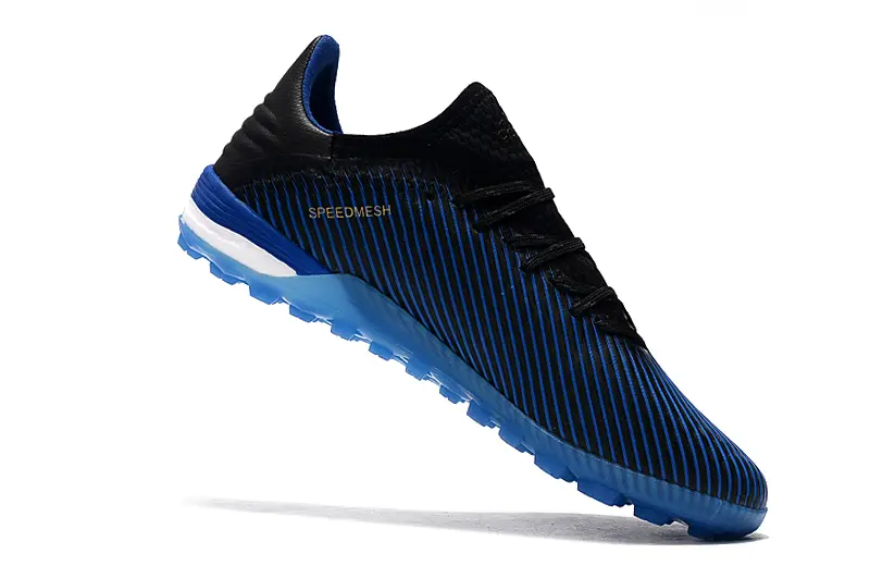 Adidas X 19.1 TF - Black/Electric Blue/Gold Metallic