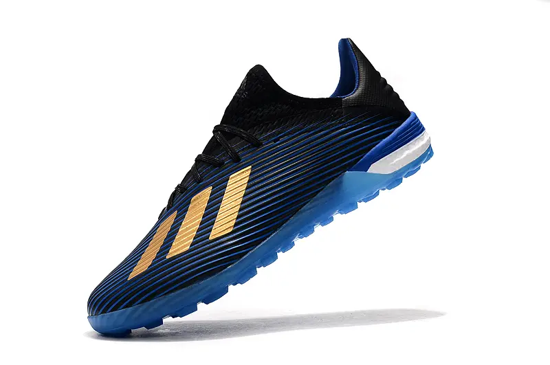 Adidas X 19.1 TF - Black/Electric Blue/Gold Metallic