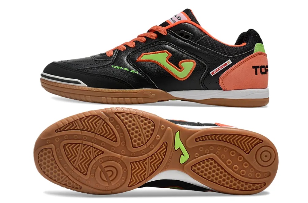 Joma Top Flex IC - Black/Bright Orange/Vibrant Green