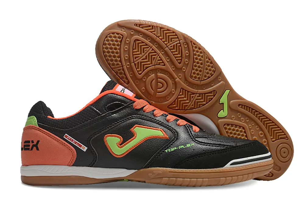 Joma Top Flex IC - Black/Bright Orange/Vibrant Green