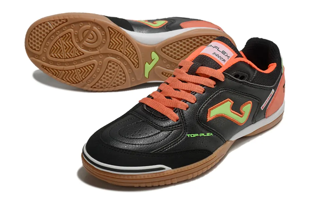 Joma Top Flex IC - Black/Bright Orange/Vibrant Green