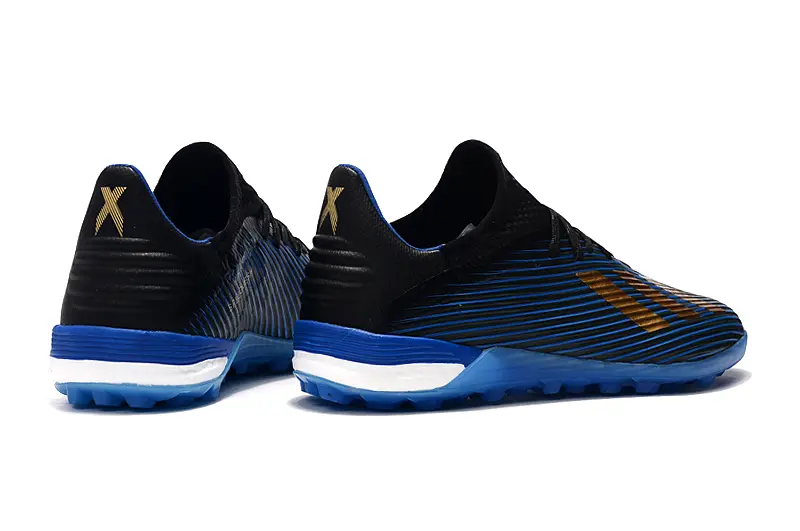 Adidas X 19.1 TF - Black/Electric Blue/Gold Metallic