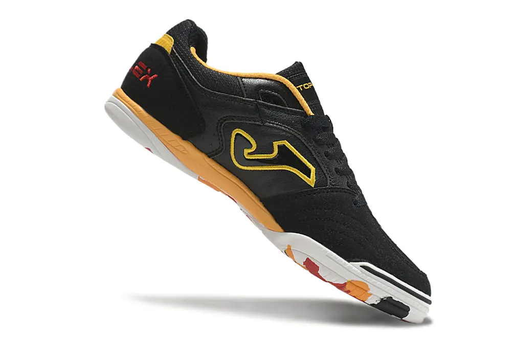 Joma Top Flex IC - Black/Electric Yellow/Fiery Red