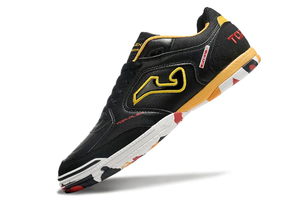 Joma Top Flex IC - Black/Electric Yellow/Fiery Red