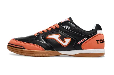 Joma Top Flex IC - Black/Orange Blaze/Charcoal Grey
