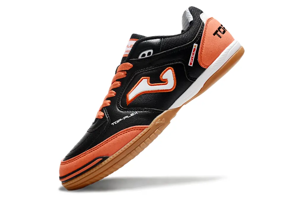Joma Top Flex IC - Black/Orange Blaze/Charcoal Grey