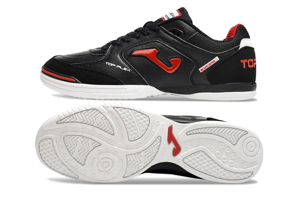Joma Top Flex IC - Black/Crimson Red/White