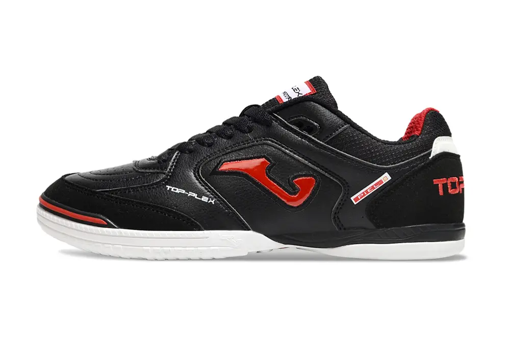 Joma Top Flex IC - Black/Crimson Red/White