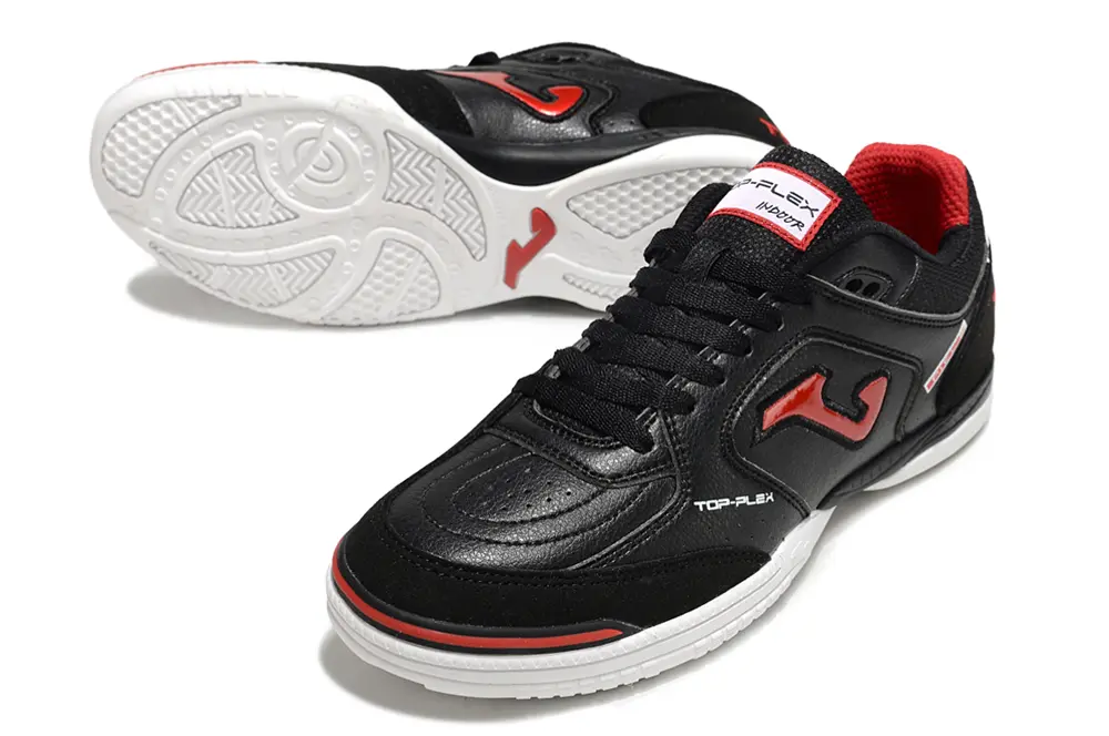Joma Top Flex IC - Black/Crimson Red/White