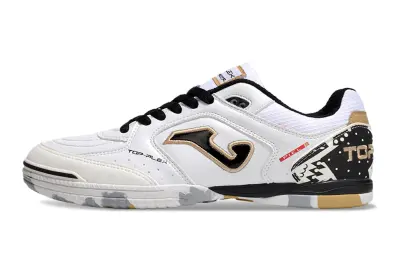 Joma Top Flex IC - White/Gold Accents/Black Details