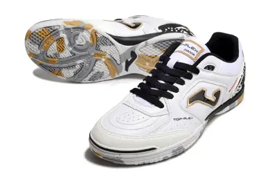 Joma Top Flex IC - White/Gold Accents/Black Details