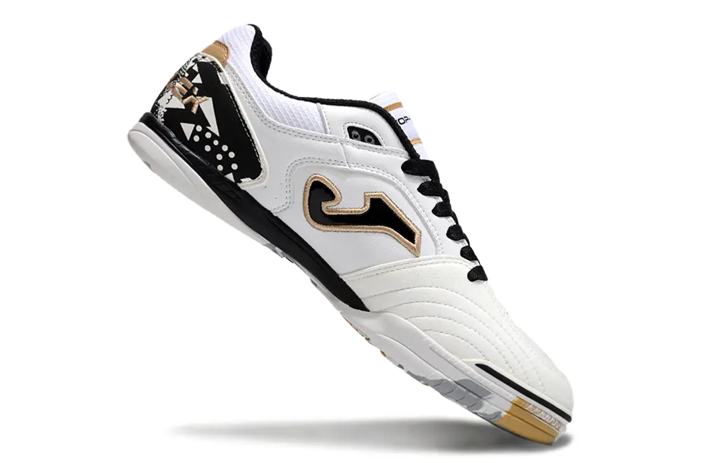 Joma Top Flex IC - White/Gold Accents/Black Details