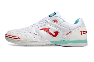 Joma Top Flex IC - White/Coral Red/Mint Green