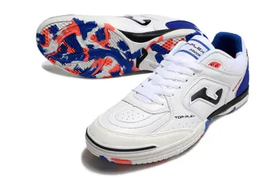Joma Top Flex IC - White/Royal Blue/Crimson Red