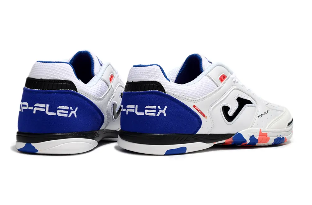 Joma Top Flex IC - White/Royal Blue/Crimson Red