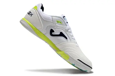 Joma Top Flex IC - White/Aqua Green/Lime Yellow