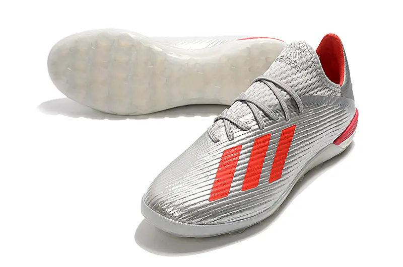 Adidas X 19.1 TF - Grey/Vibrant Red/Sleek Silver