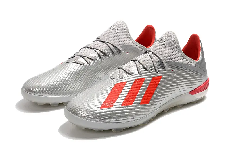 Adidas X 19.1 TF - Grey/Vibrant Red/Sleek Silver