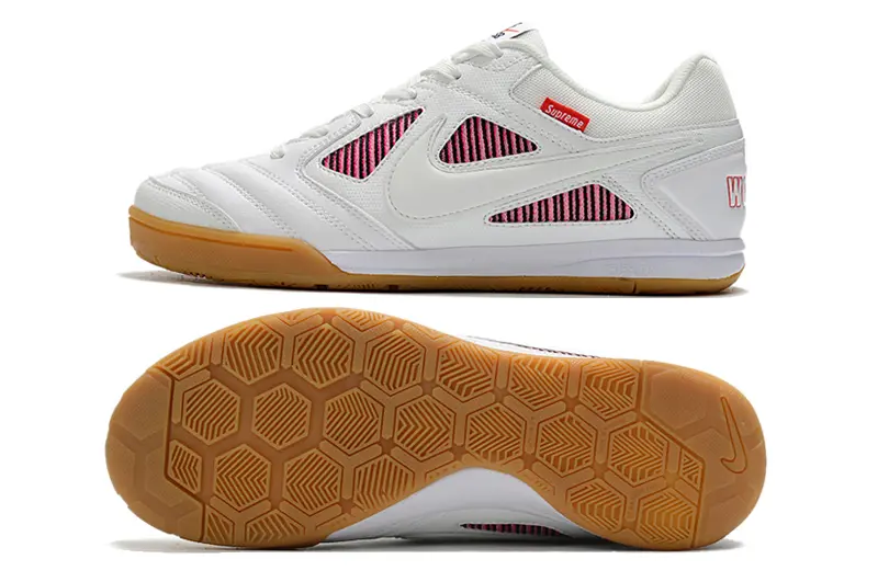Supreme x Nike SB Gato IC - White/Crimson Stripe/Gum Sole