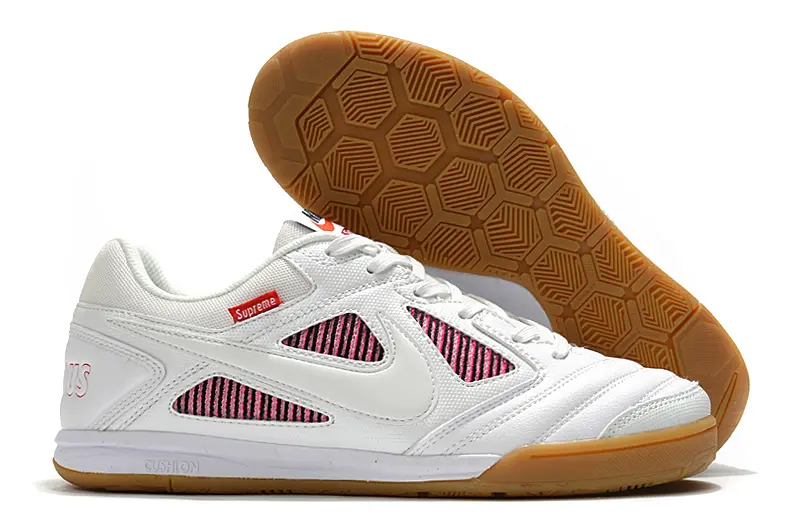 Supreme x Nike SB Gato IC - White/Crimson Stripe/Gum Sole