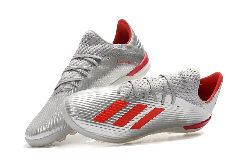 Adidas X 19.1 TF - Grey/Vibrant Red/Sleek Silver