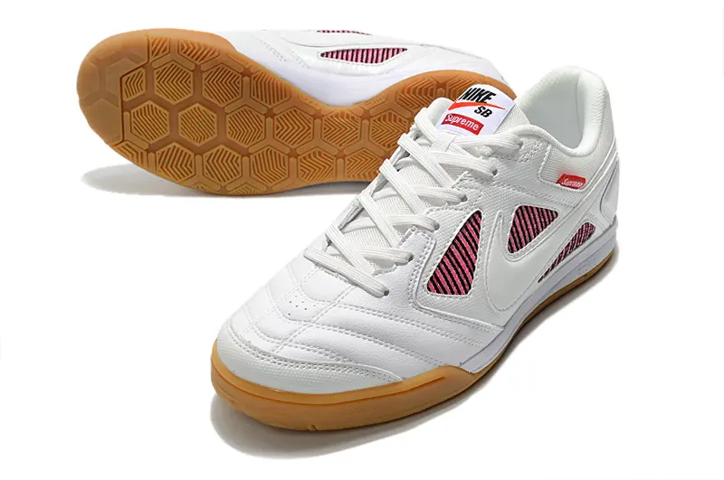 Supreme x Nike SB Gato IC - White/Crimson Stripe/Gum Sole