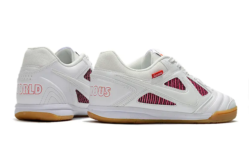 Supreme x Nike SB Gato IC - White/Crimson Stripe/Gum Sole