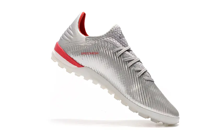 Adidas X 19.1 TF - Grey/Vibrant Red/Sleek Silver