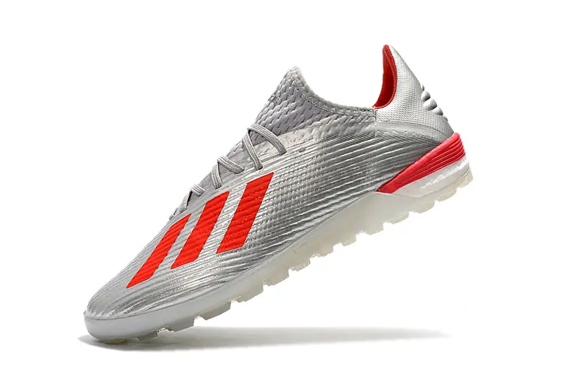 Adidas X 19.1 TF - Grey/Vibrant Red/Sleek Silver