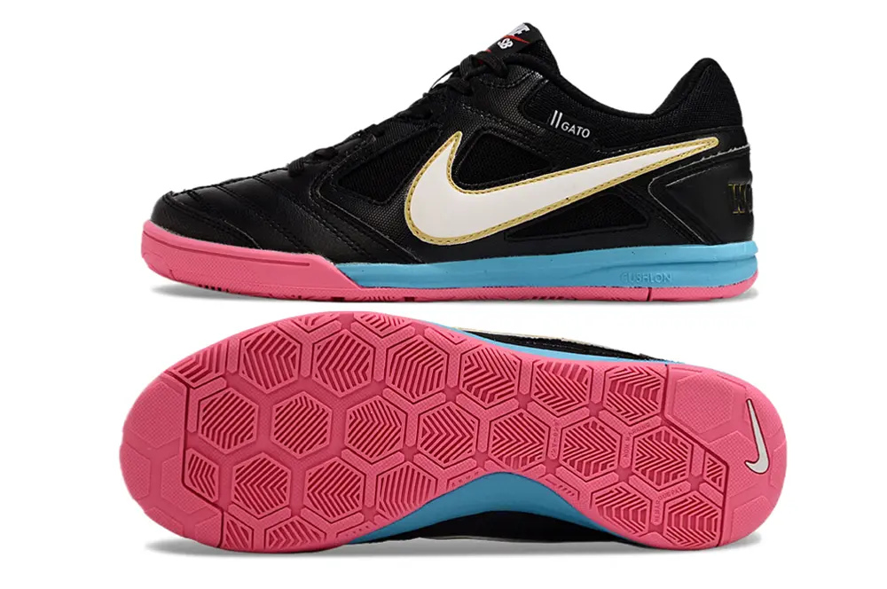 Supreme x Nike SB Gato IC - Black/Vibrant Pink/Icy Blue