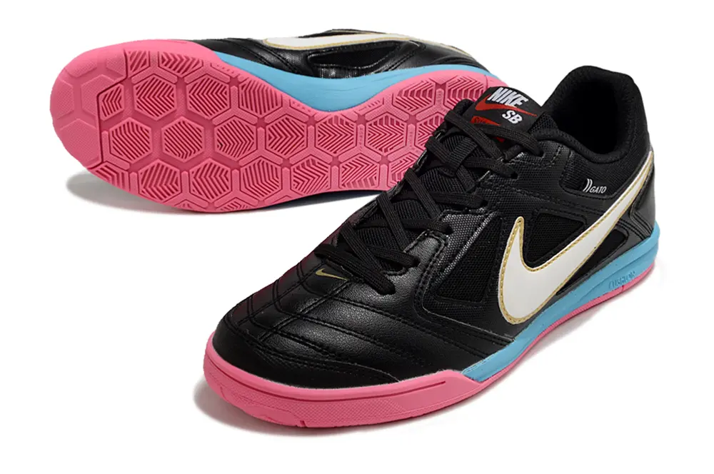 Supreme x Nike SB Gato IC - Black/Vibrant Pink/Icy Blue