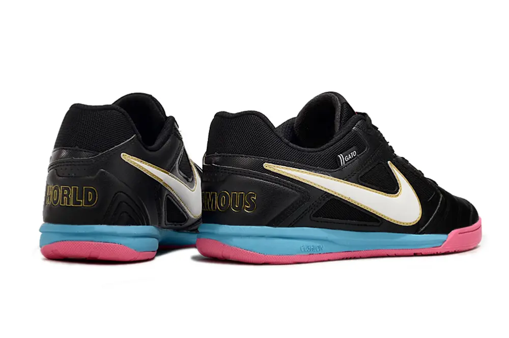Supreme x Nike SB Gato IC - Black/Vibrant Pink/Icy Blue