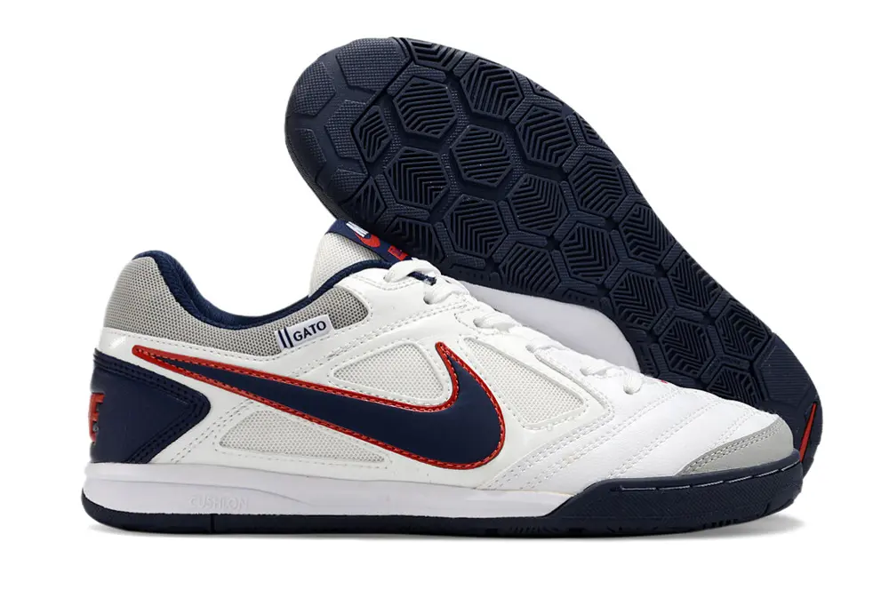 Supreme x Nike SB Gato IC - White/Navy Blue/Crimson Red