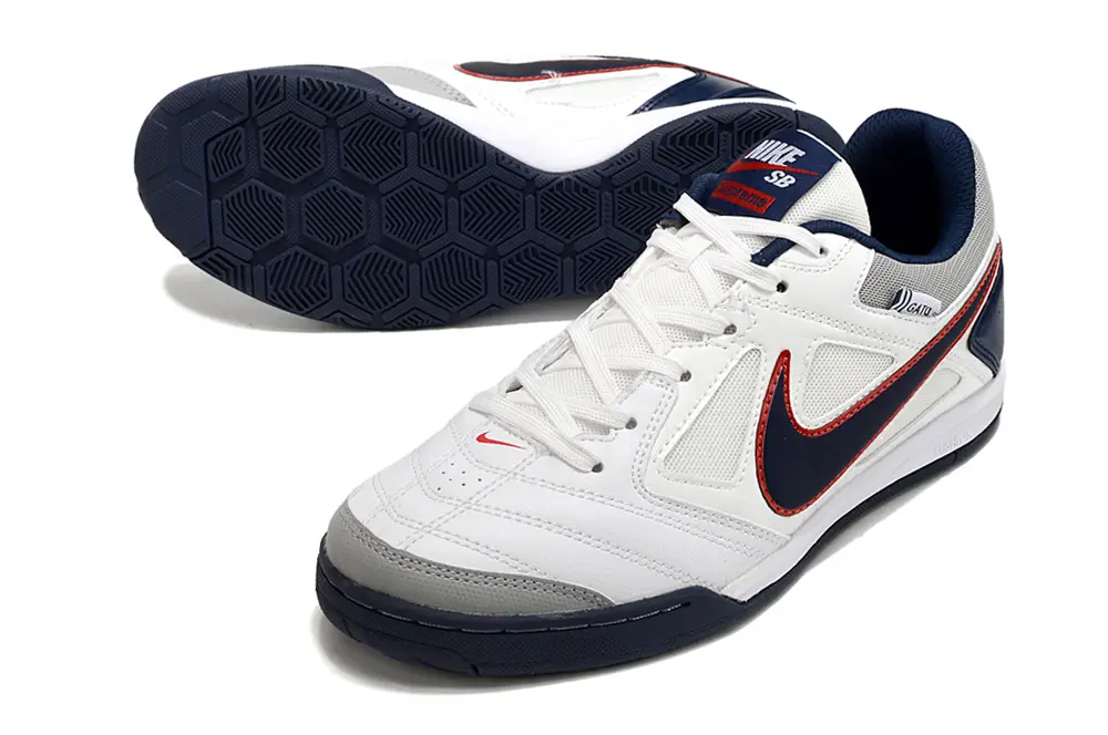 Supreme x Nike SB Gato IC - White/Navy Blue/Crimson Red