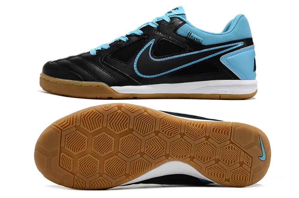 Supreme x Nike SB Gato IC - Black/Sky Blue/Gum Sole