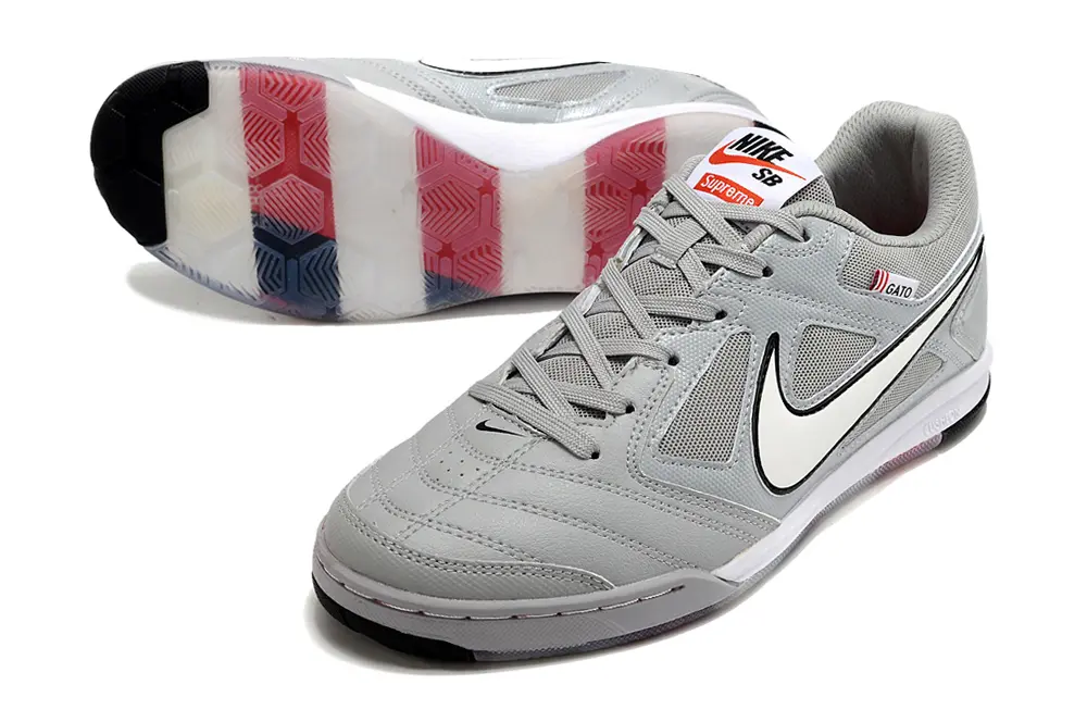 Supreme x Nike SB Gato IC - Gray/Steel Gray/White