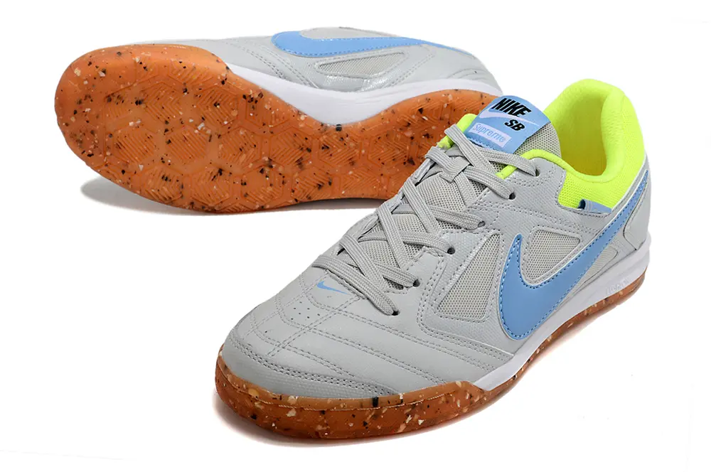 Supreme x Nike SB Gato IC - Gray/Electric Lime/Sky Blue