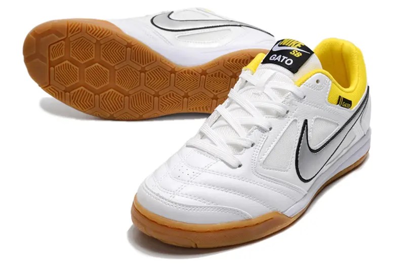 Supreme x Nike SB Gato IC - White/Bright Yellow/Gum Brown