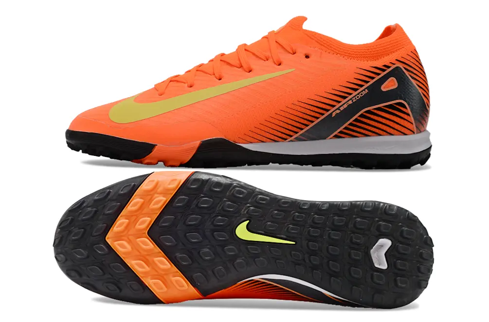 Nike Air Zoom Mercurial Vapor 16 Elite TF - Orange/Neon Yellow/Black