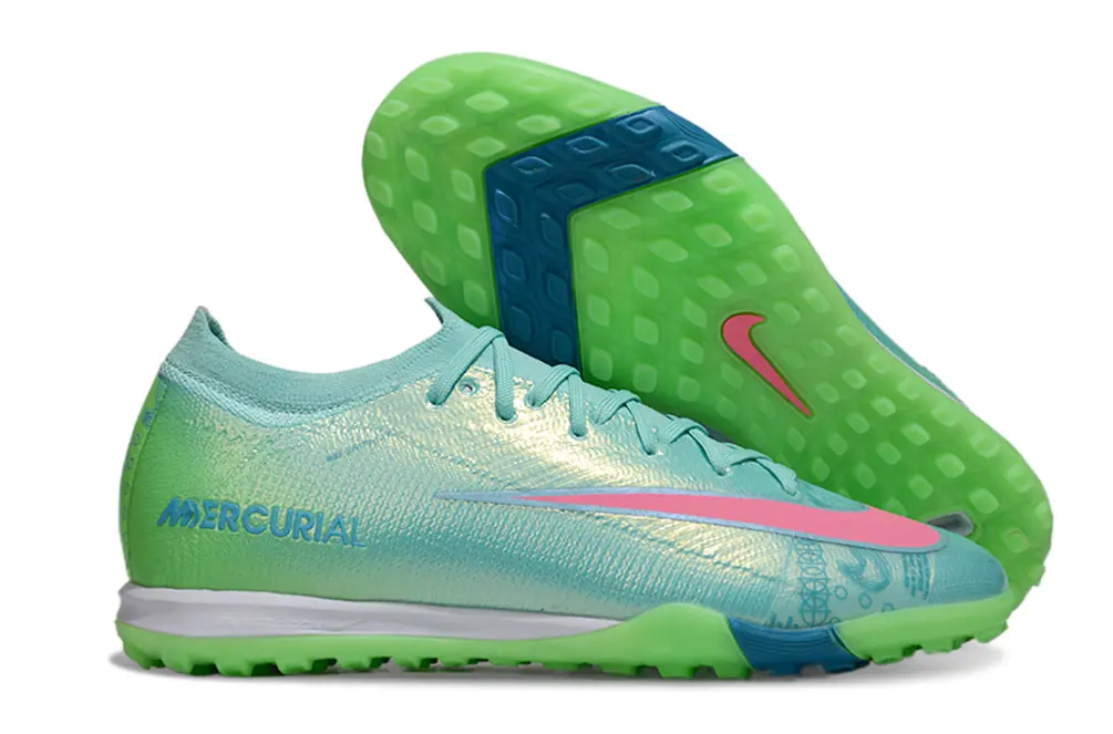 Nike Air Zoom Mercurial Vapor 16 Elite TF - Aqua/Lime Green/Pink Blast