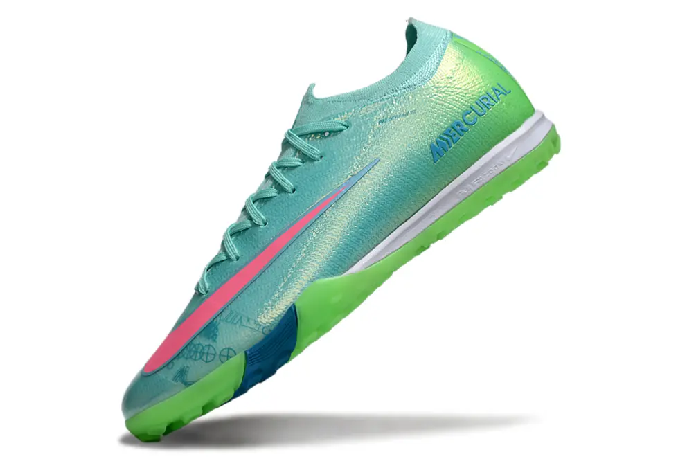 Nike Air Zoom Mercurial Vapor 16 Elite TF - Aqua/Lime Green/Pink Blast